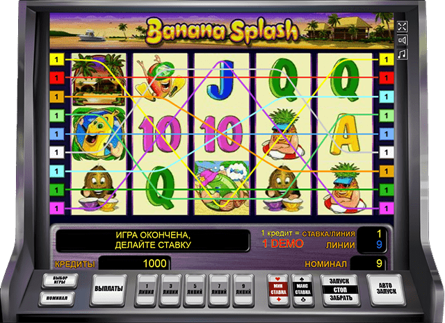 Banana Splash игровой автомат. 