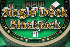 Single Deck Blackjack онлайн — Версия Блэкджека с Одной Колодой